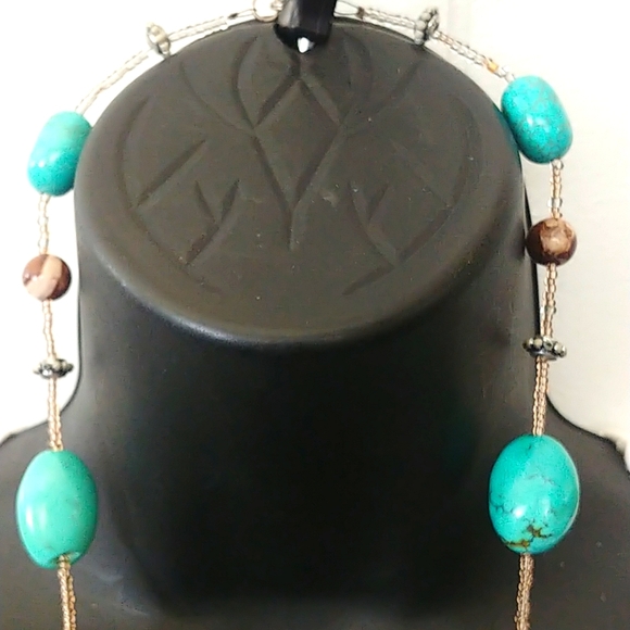 Turquoise Gemstone Necklace - Picture 5 of 10